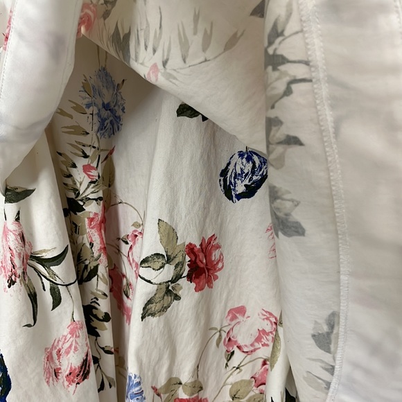 Speechless Womens Juniors Floral Fit & Flare Halter Dress Ivory 7 - Picture 8 of 16